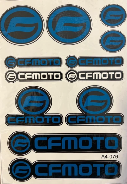 A4 Motosiklet Stickerları – Kendinden Yapışkanlı Dekoratif Etiket Seti - 4