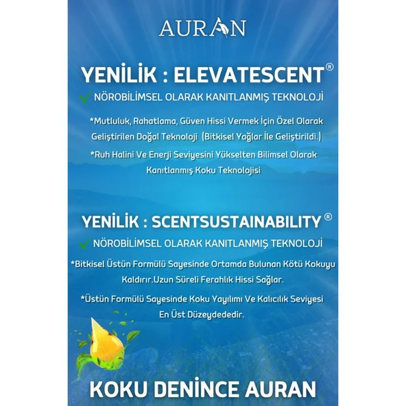Auran Okyanus Esansiyel Uçucu Koku Yağı Buhurdanlık Yağı Difüzör Esansı Hobi Esans Ortam Oda Kokusu 10ml - 6