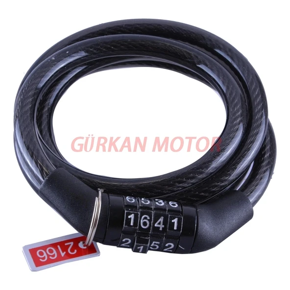 HALAT KİLİT 4' LÜ ŞİFRELİ 8*100 CM  RECTUS ürün görseli 1