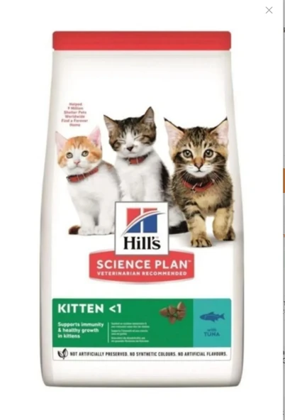 Hill's Science Plan Ton Balıklı Açık Yavru Kedi Maması 1 Kg ürün görseli