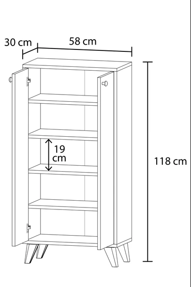 POYRAZ NO 3 BANYO DOLABI - Resim 3