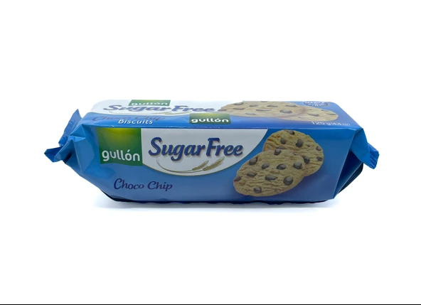 Gullon Bitter Damla Çikolatalı Şekersiz Bisküvi 125 Gr (2 Adet) - 3