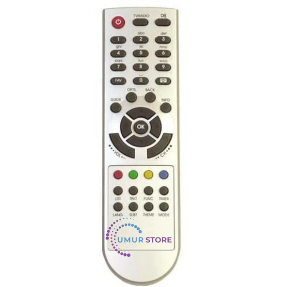 Digiturk Zap Uyumlu Uydu Alıcı Kumandası ürün görseli