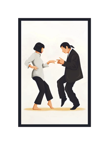 Pulp Fiction  İkonik Film Temalı Dekoratif Hediye Not Kartı & Kartpostal  10x15 - 1
