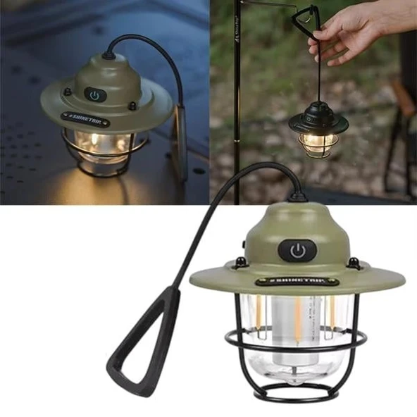 Powermaster Nostaljik 3 Filament 6 Smd Kamp Çadır Lambası ürün görseli 1