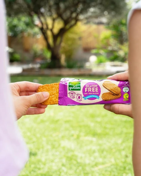 Gullon Çikolata Aroma Dolgulu Glutensiz Sandviç Bisküvi 225 gr (2 Adet) - 4