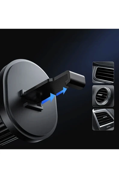 Fulltech Mıknatıslı, 360 Ayarlanabilir Araç İçi Telefon Tutucu FHD12 - Resim 3