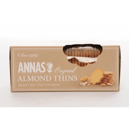 Annas Orginal Almond Thins Bademli Bisküvi-Kurabiye 150 gr (2 Adet) - 3