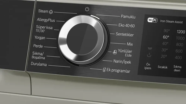 Bosch WGK252ZXTR 1200 Devir 10 kg Çamaşır Makinesi - 3