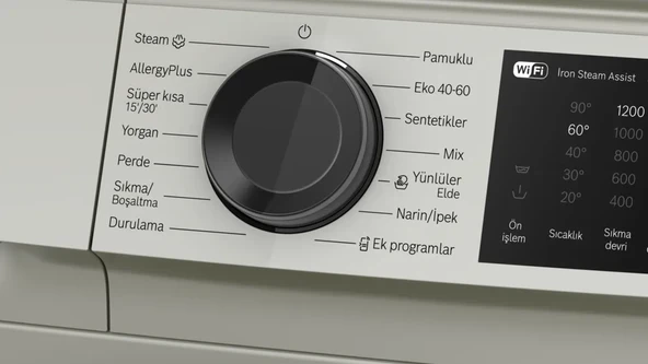 Bosch WGK242ZXTR 1200 Devir 9 kg Çamaşır Makinesi - 3