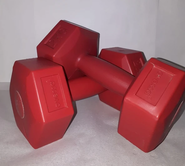 Avessa Plastik Dumbell Set 2 Adet 2 kg - 3