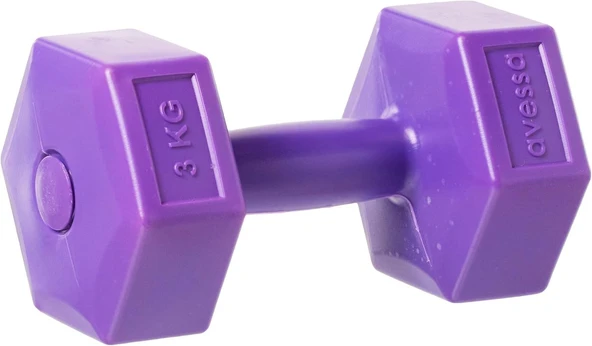 Avessa Plastik Dumbell Set 2 Adet 3 kg - 3