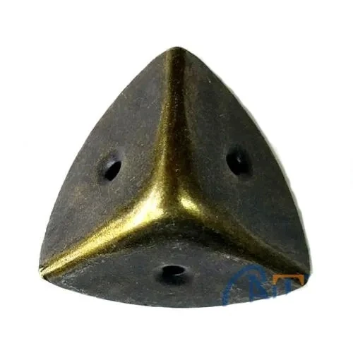 Dekoratif, Kutu, Sandık Köşesi - 45x28 Mm, Büyük, Antik, 1 Adet ürün görseli 1