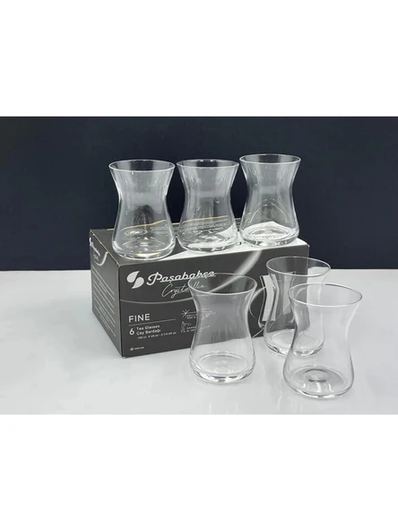 Paşabahçe 22715 El İmalatı Crystallin Fine Çay Bardağı 120 cc 6'lı - Resim 2
