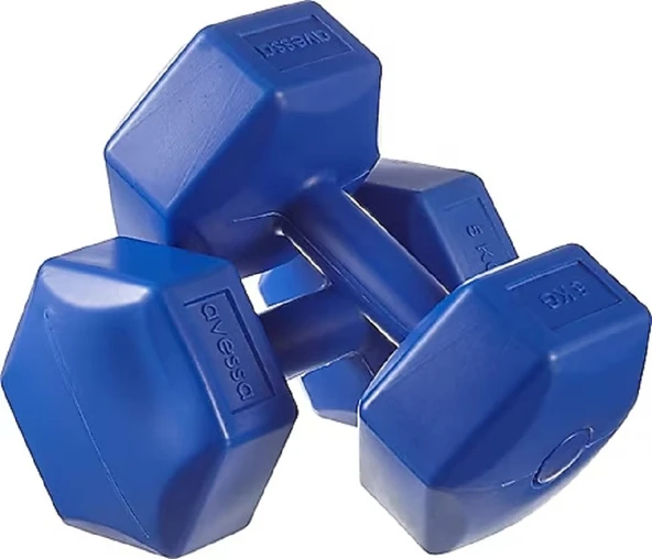 Avessa Plastik Dumbell Set 2 Adet 5 kg - 2
