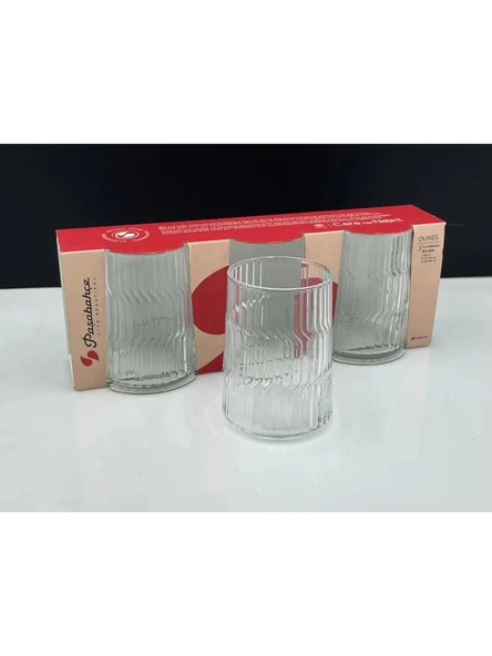 Paşabahçe 420553 Dunes Su Bardağı 335 cc 3'lü ürün görseli 1