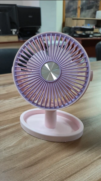 MASAUSTU SARJLI ISIKLI VE KADEMELI FAN FNX-8096 ürün görseli 1