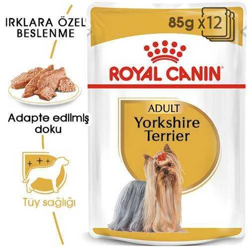 Royal Canin Adult Yorkshire Terrier Konserve Köpek Maması 12 x 85 Gr - Resim 2