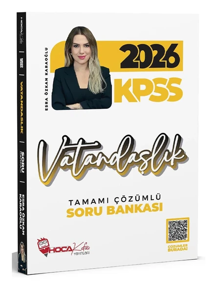 Hoca Kafası 2026 KPSS Vatandaşlık Soru Bankası Çözümlü - Resim 2