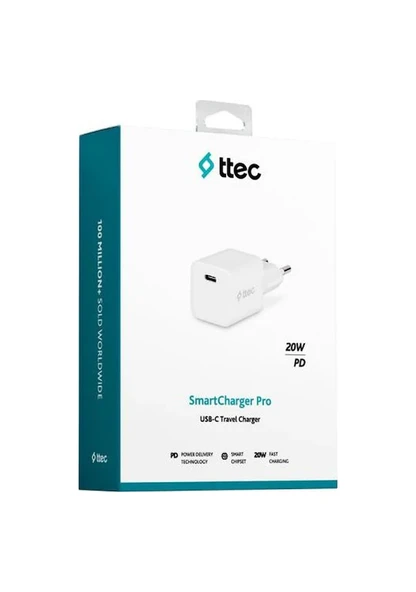 Ttec SmartCharger 2SCS22B 20 W Type-C Hızlı Şarj Adaptörü - 5