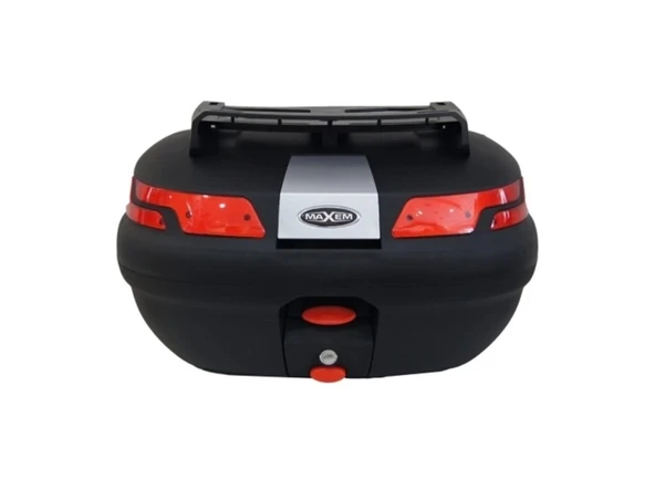 MOTOSİKLET ARKA ÇANTA MAXEM SL45 FULL SİYAH 45 LT