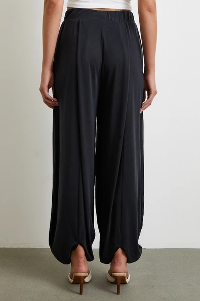 Paça Detaylı Şalvar Pantolon Antirasit - Resim 6