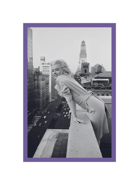 Marilyn Monroe Vintage Siyah Beyaz Fotoğraf   Dekoratif Hediye Not Kartı ve Kartpostal  10x15 cm ürün görseli