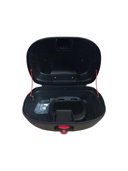 MOTOSİKLET ARKA ÇANTA MAXEM SL45 FULL SİYAH 45 LT - 4