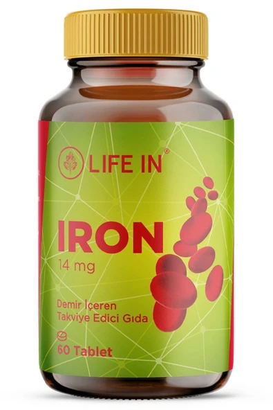 Life In Demir Tablet – Demir ve Vitamin Takviyesi, 30 Tablet