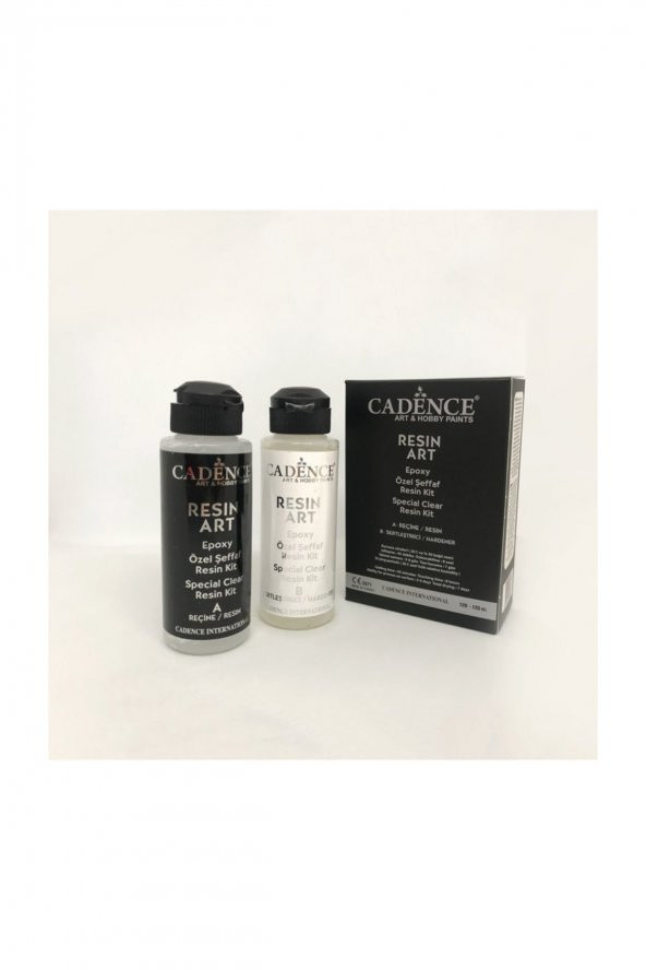 Resin Art Epoksi Şeffaf Reçine 120ml + 120ml Kit