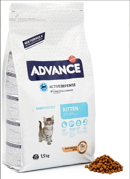 Advance Tavuk Etli Açık Yavru Kedi Maması 1 Kg ürün görseli