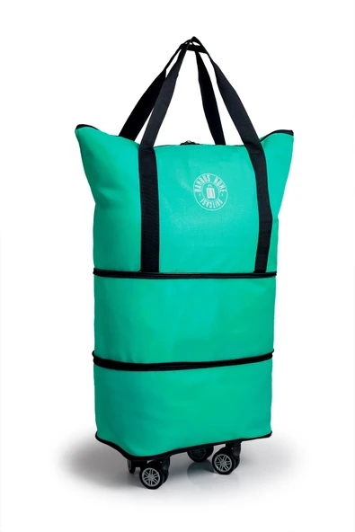 Valiz İki Körüklü Demonte Sessiz Tekerlekli Valiz/Çanta/Bavul - Resim 4