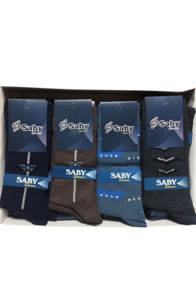 Hırdavatistan 24 ADET MEVSİMLİK EKONOMİK ÇORAP 40-45 UYUMLU ürün görseli 1