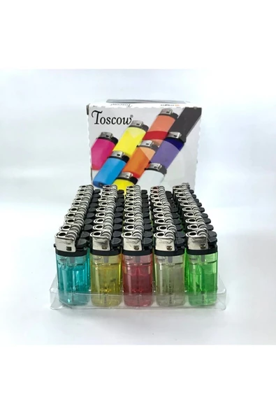 Toscow 50 Adet Taşlı Mat Çakmak 8697788751792 ürün görseli 1