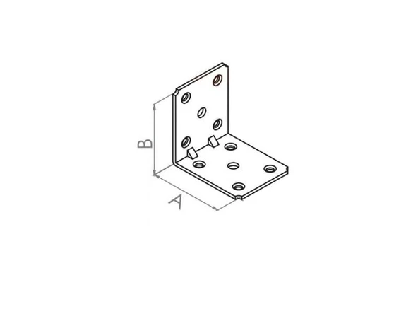 Geniş Köşe Gönye NO:3-30x55-10 adet - 2