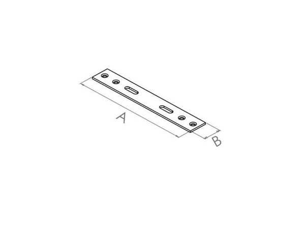 Düz Gönye NO:2-15x70-20 adet - 2