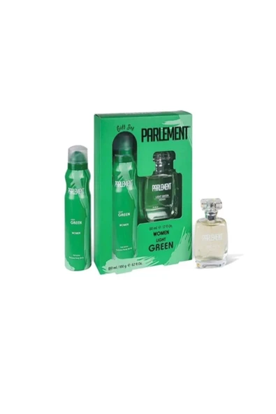 Parlement Kozmetik Parlement Green 150 ml Deodarant Hediyeli Gift Set - Resim 3