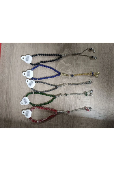 Esmer Bijuteri Esmer Tesbih Dünyası Çok Renkli Tesbih Beşli ürün görseli 1