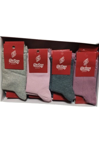 Hırdavatistan 24 ADET MEVSİMLİK EKONOMİK ÇORAP 37-41 UYUMLU ürün görseli 1