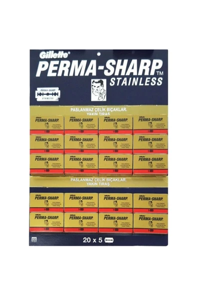 çaycup Boltoptan Perma-sharp Tam Jılet 100'lü ürün görseli 1