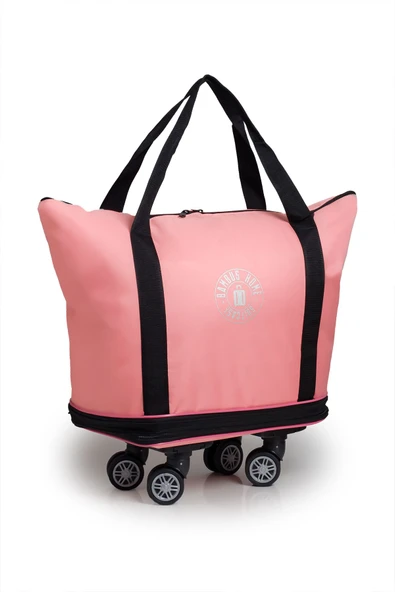 Valiz İki Körüklü Demonte Sessiz Tekerlekli Valiz/Çanta/Bavul - Resim 6