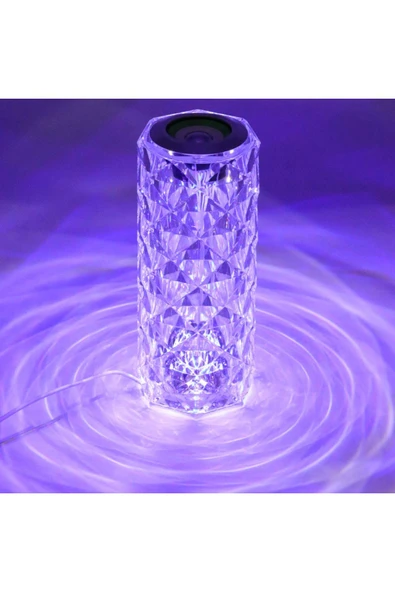 mah alisveris LED Bluetooth Hoparlör Uzaktan Kumandalı Kristal Lamba - Resim 4