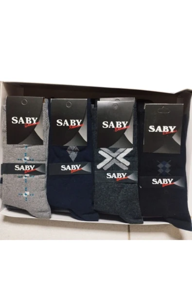 Hırdavatistan ÇEŞİTLİ 24 LÜ MEVSİMLİK EKONOMİK ÇORAP 40-45 UYUMLU LÜX ürün görseli 1