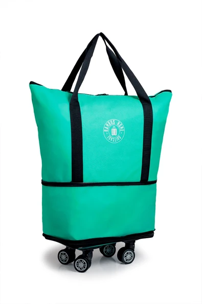 Valiz İki Körüklü Demonte Sessiz Tekerlekli Valiz/Çanta/Bavul - Resim 5