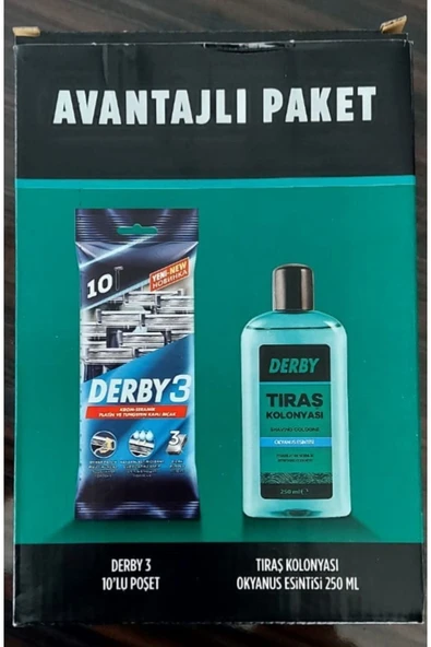 Marka DERBY AVANTAJLI PAKET (KOLONYA+DERBY-3 10LU)*6 - 1