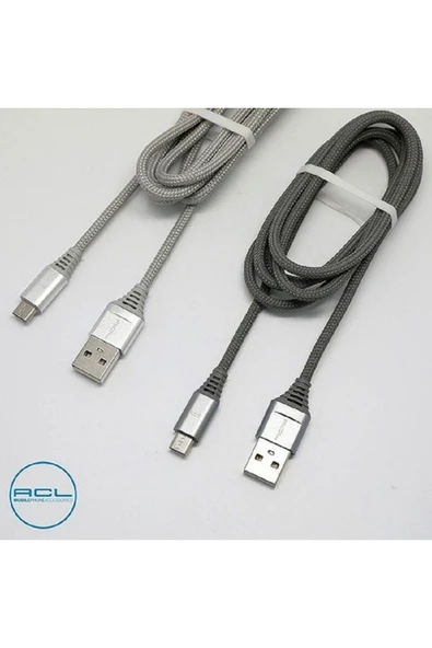ACL Hızlı Şarj 2.4 A Güç Kablosu + Mikro 1.2 Metre - Resim 2