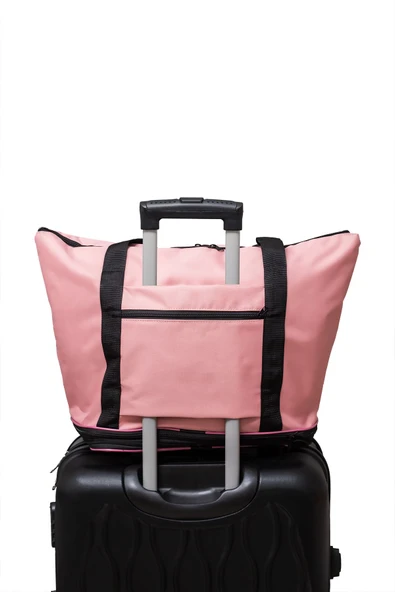 Valiz İki Körüklü Demonte Sessiz Tekerlekli Valiz/Çanta/Bavul - Resim 7