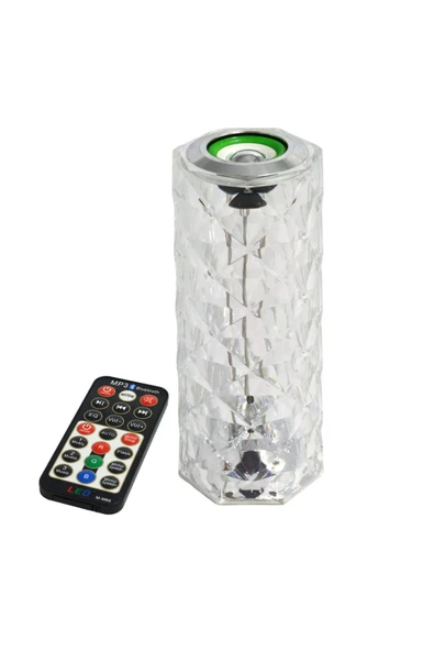mah alisveris LED Bluetooth Hoparlör Uzaktan Kumandalı Kristal Lamba ürün görseli