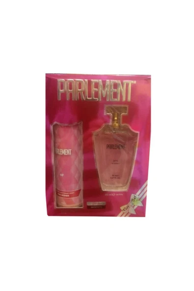 parlament parfüm Parlement Pink 50ml Edt Kadın Parfüm  + 150ml Deo Set - 1