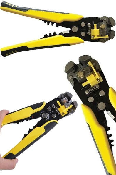 Meşem 4371 Otomatik Kablo Sıyırıcı Soyucu Çok Fonksiyonlu Kablo Soyma Pensesi 1410 - Resim 2